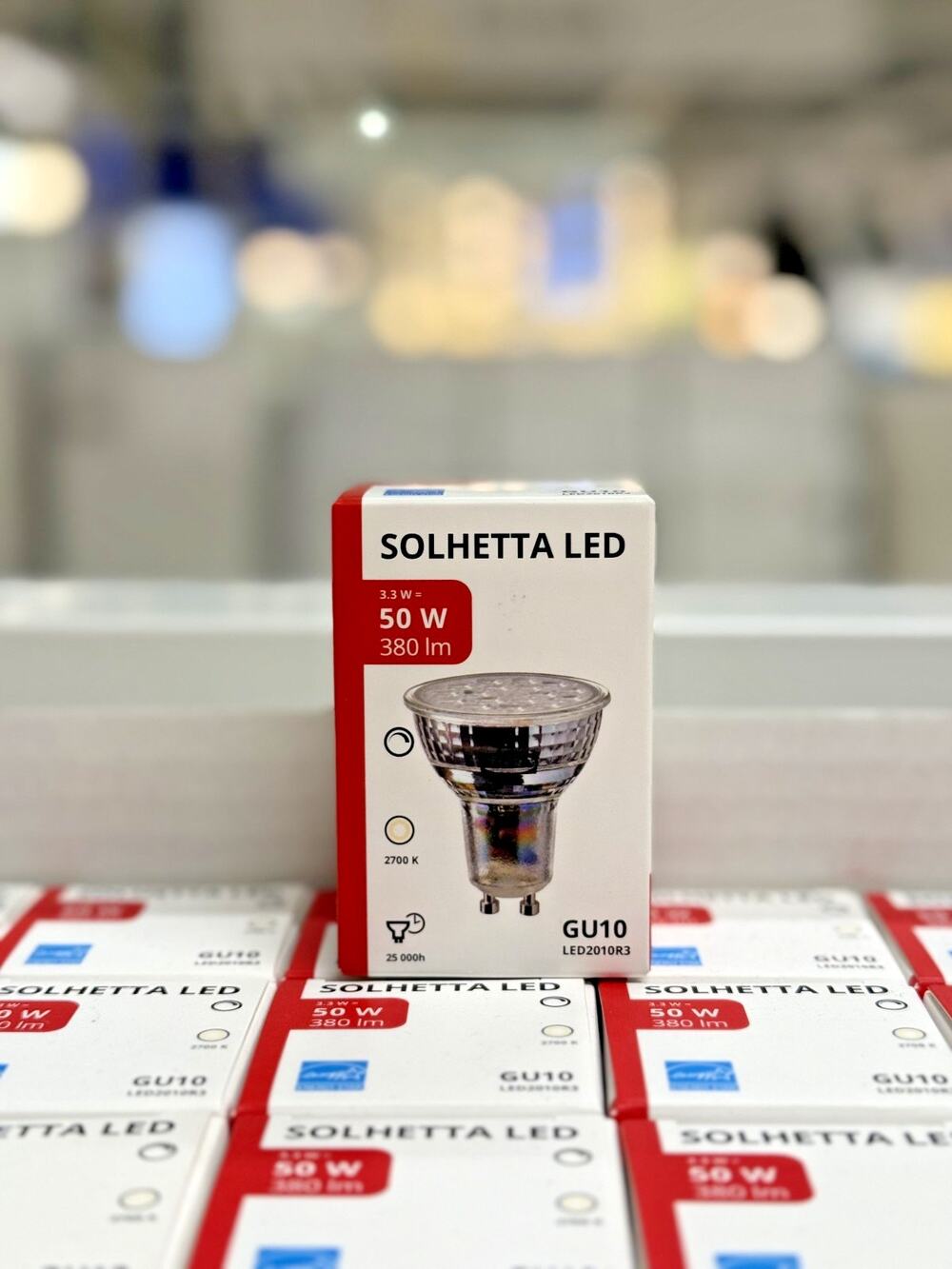IKEA SOLHETTA LED Bulb GU10 380 Lumen 3.3W Dimmable – NEW